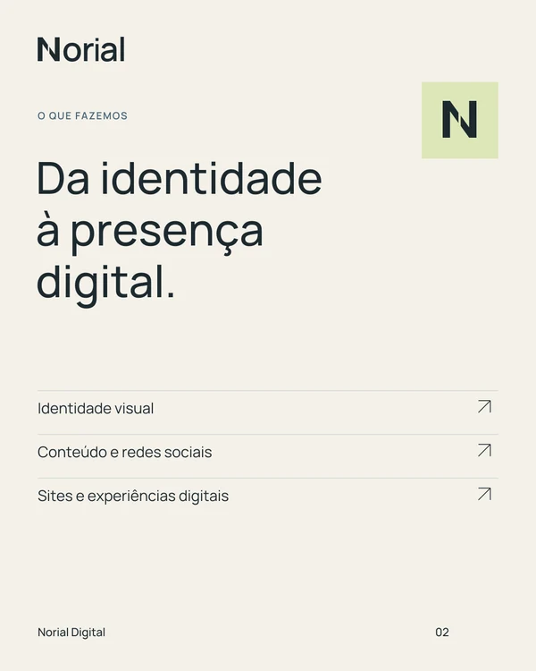 Aplicação Norial: Da identidade à presença digital.